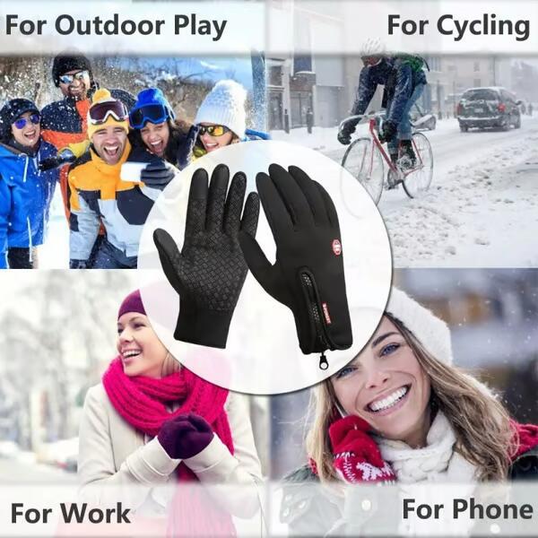 🏆 Ultimate Waterproof & Windproof Thermal Non-Slip Gloves $ 13.99 $ 27.00 save 48%