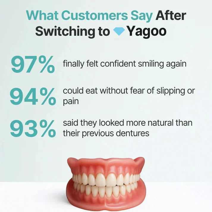 đEnds Today: 70% OFF! â°Yagoo⢠Medical Full Denture with Strong Suction