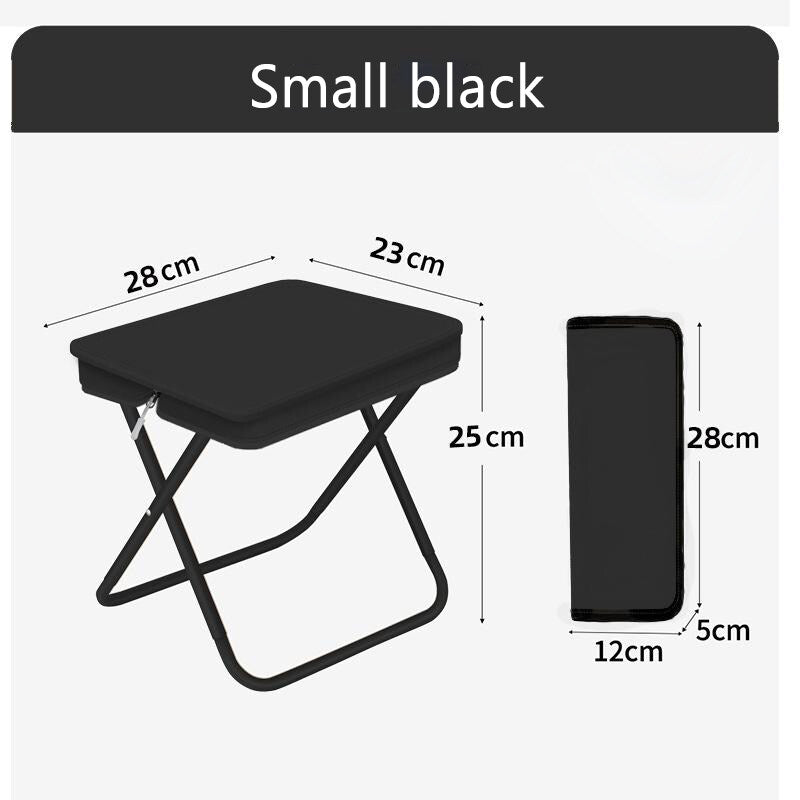 ✨Zipper folding camping stool queuing picnic stool fishing chair