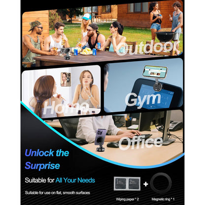 Vacuum magnetic car phone holder / Compatible with all phone models