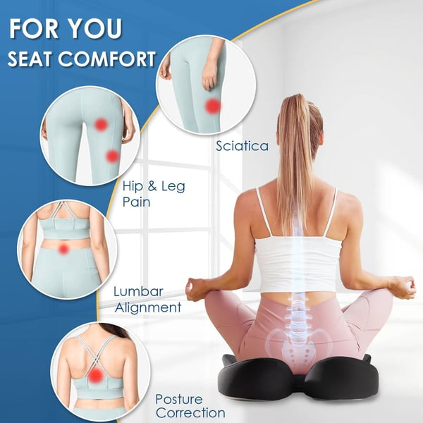 🎁 LAST DAY 50％ OFF 🎁 Ergonomic Memory Foam Seat Cushion