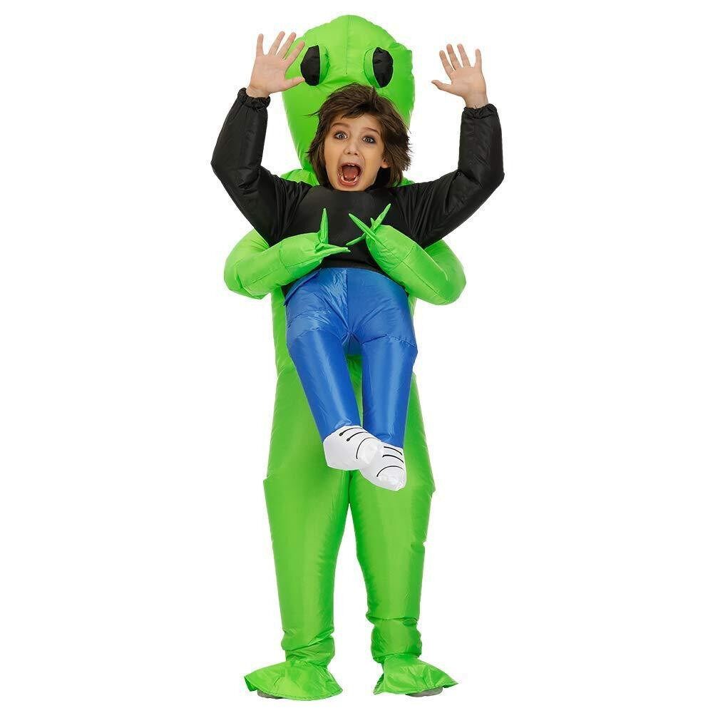One-piece alien abduction suit