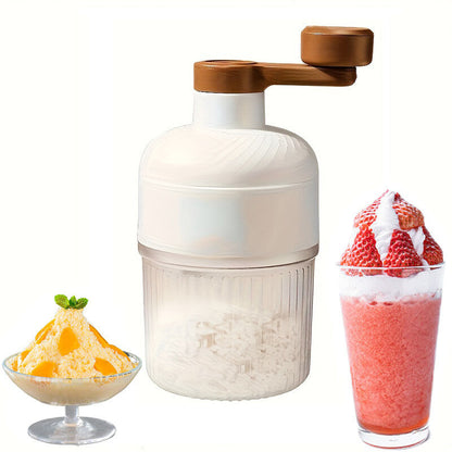 🧊Ice shaver, ice cream machine, manual portable ice crusher and ice shaver, with ice cube mold