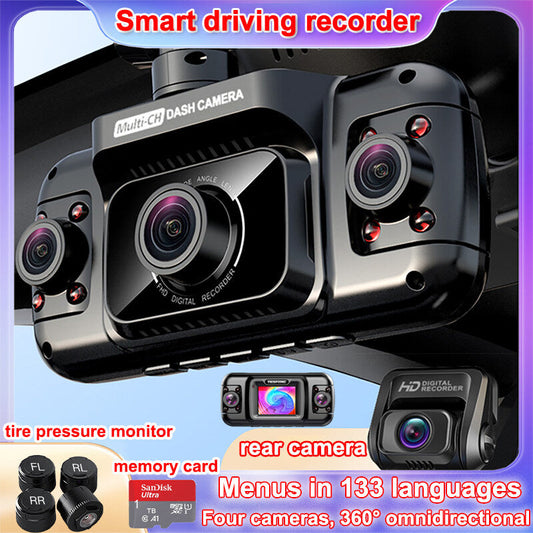 🚗[360° no-blind-angle camera🔄] ✨New smart driving recorder📹