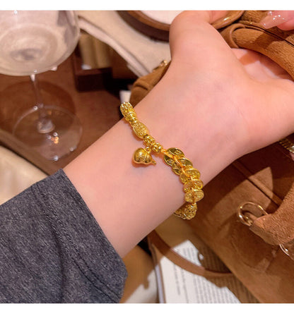 💖Women's Sand Gold Retro All-match Fortune Bracelet