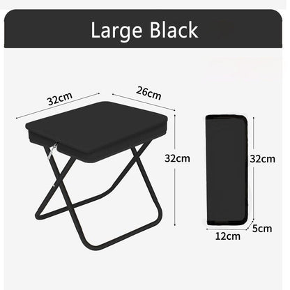 ✨Zipper folding camping stool queuing picnic stool fishing chair