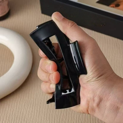 👧10.5CM Large Soft Silicone Hair Claw Rectangle Claw Clips Durable Anti-collision Hair Clips for Women Girls Hair Accessories