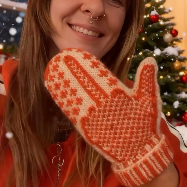 🎅 The "Naughty List" Mittens | Cozy Knit with a Hidden Attitude 🖕✨