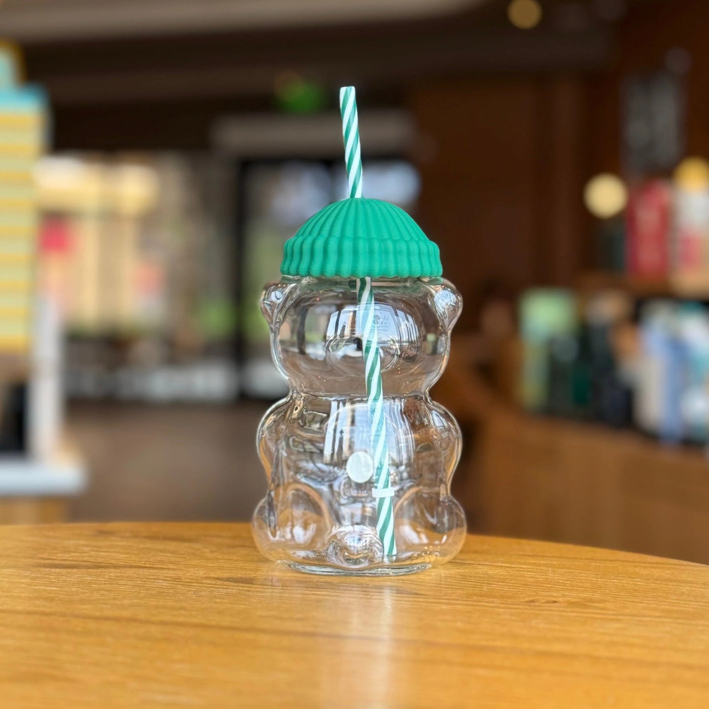 🐻Bearista Glass Straw Cup 20oz✨