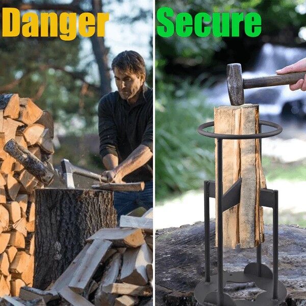 16.1’’ Kinding Firewood Splitter with Cross Blade,Mini Wedge