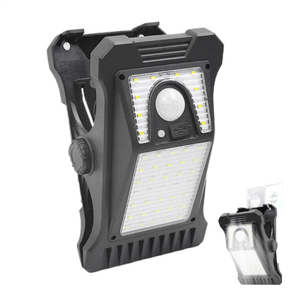 Solar Powered LED Outdoor Light Clip