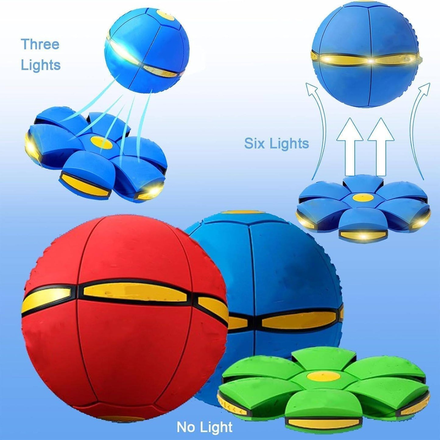 🔮Magic Transforming Ball - Bounces and Flies with Lights
