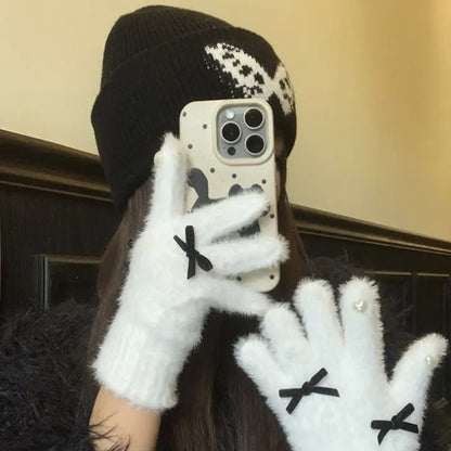 🎅 The "Naughty List" Mittens | Cozy Knit with a Hidden Attitude 🖕✨